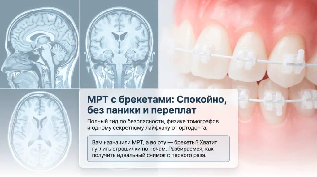 Страх МРТ с брекетами. Как побороть?