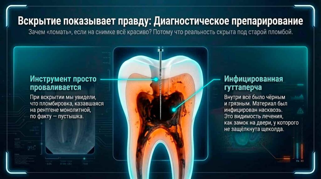 Инфицированная гуттаперча