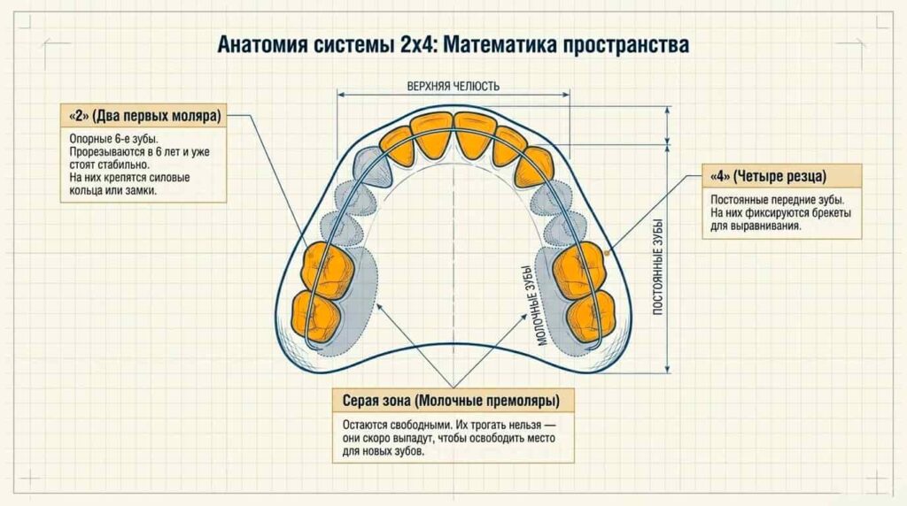 Из чего состоит брекет-система